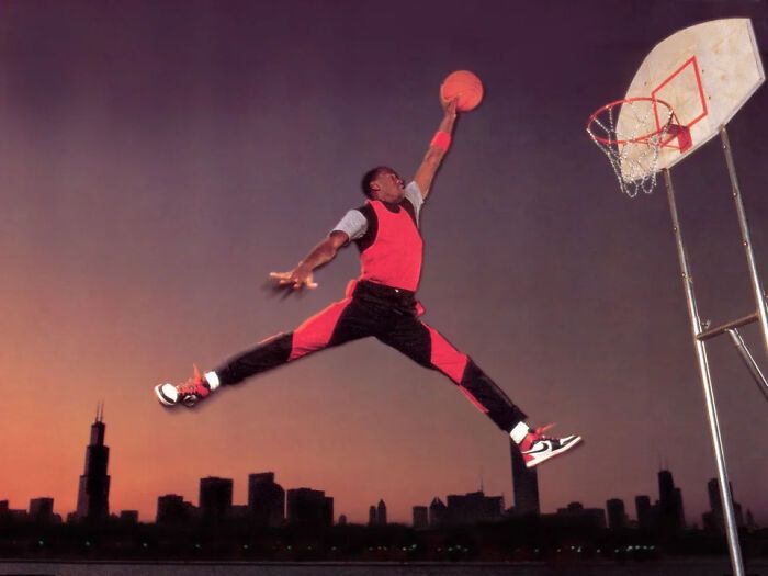 The Iconic Photo Of Michael Jordan Which Turned Into The Logo