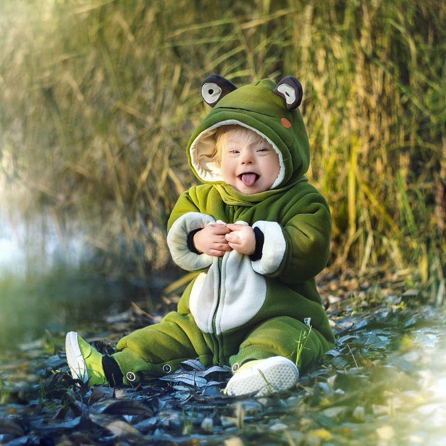 Mom Takes Photos Of Her Adopted Little Daughter In Her Handmade Costumes