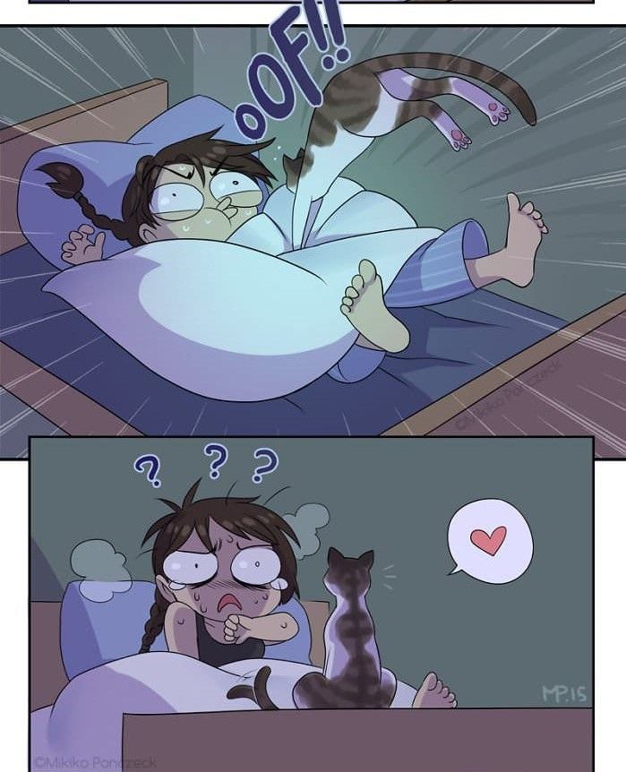 Artist Illustrates The Funny Side Of Everyday Life With Boyfriend And Cute Cat